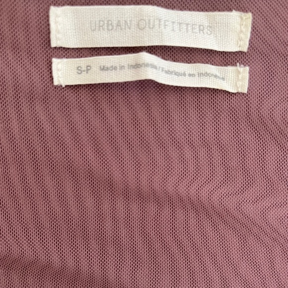 Urban Outfitters Pink Velvet Surplice Romper - Picture 4 of 5